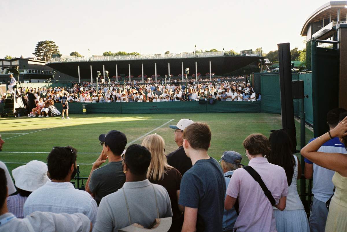 Wimbledon tenis kortu